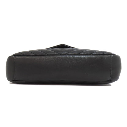 YVES SAINT LAURENT イヴ・サンローラン カサンドラ ショルダーバッグ レザー レディース 中古