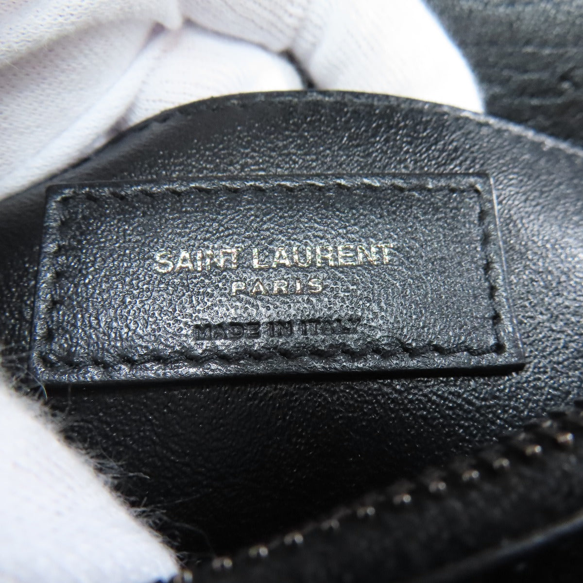 YVES SAINT LAURENT イヴ・サンローラン カサンドラ ショルダーバッグ レザー レディース 中古