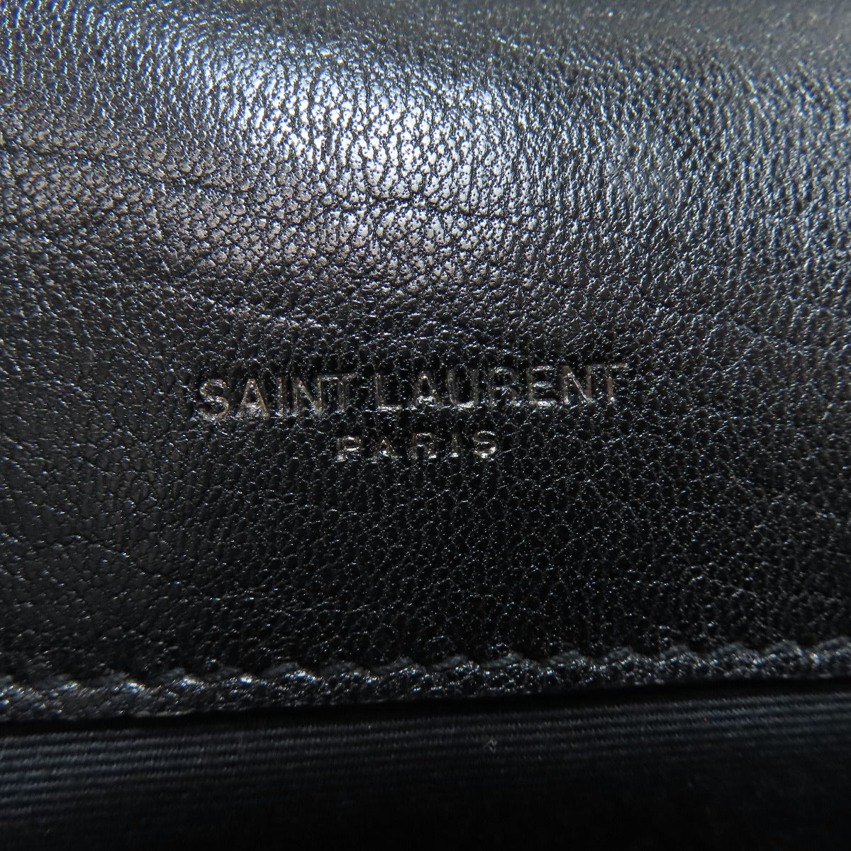 YVES SAINT LAURENT イヴ・サンローラン カサンドラ ショルダーバッグ レザー レディース 中古