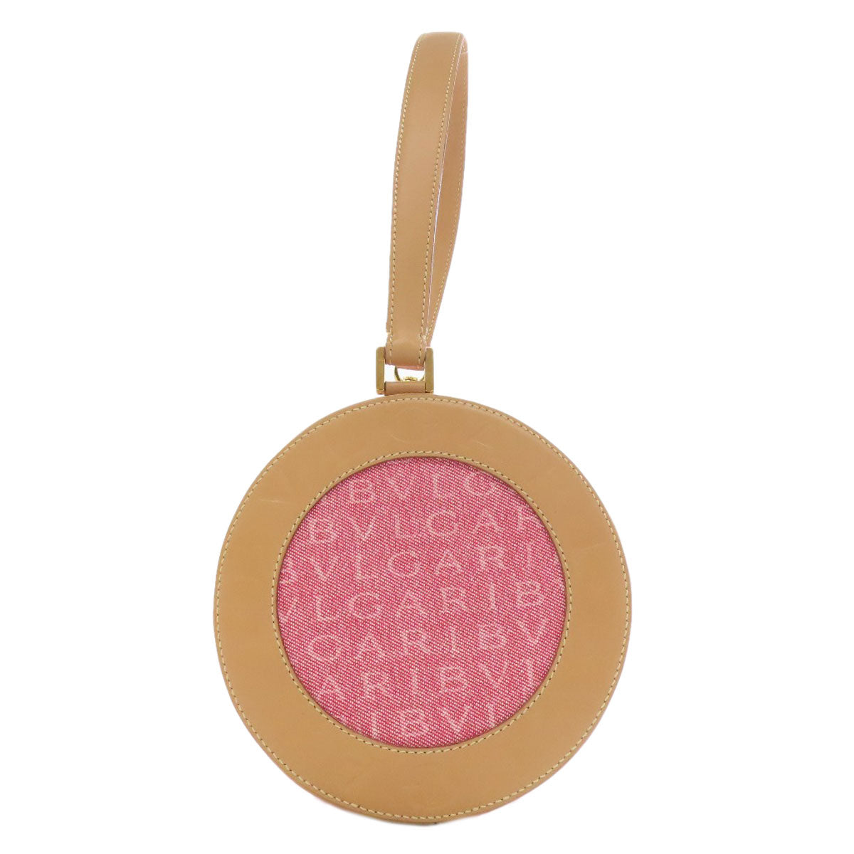 BVLGARI ブルガリ ロゴマニア ハンドバッグ キャンバス レディース 中古