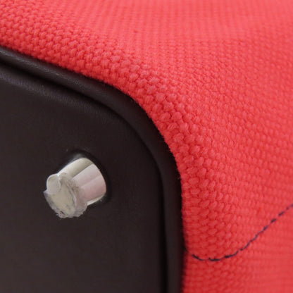 HERMES エルメス ピコタンロックPM シルバー金具 ハンドバッグ トワルアッシュ レディース 中古