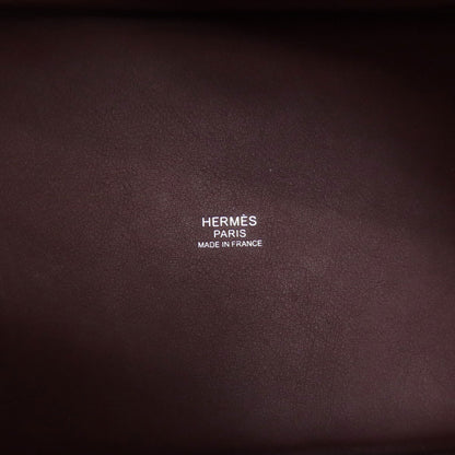 HERMES エルメス ピコタンロックPM シルバー金具 ハンドバッグ トワルアッシュ レディース 中古