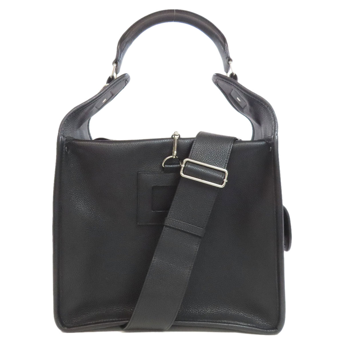 BALENCIAGA バレンシアガ 443600 ロゴ ハンドバッグ レザー レディース 中古