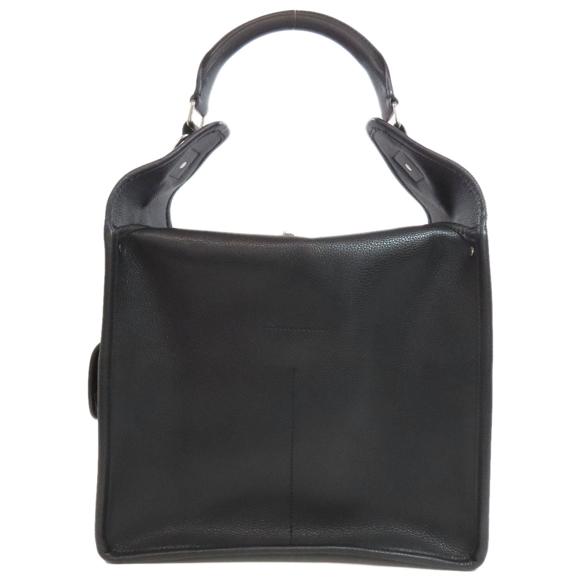 BALENCIAGA バレンシアガ 443600 ロゴ ハンドバッグ レザー レディース 中古