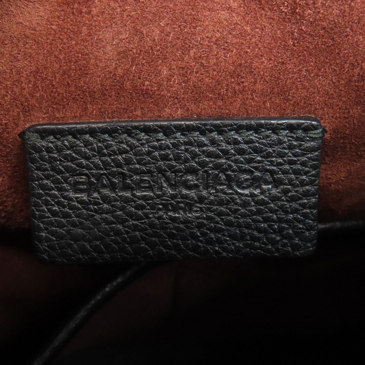 BALENCIAGA バレンシアガ 443600 ロゴ ハンドバッグ レザー レディース 中古