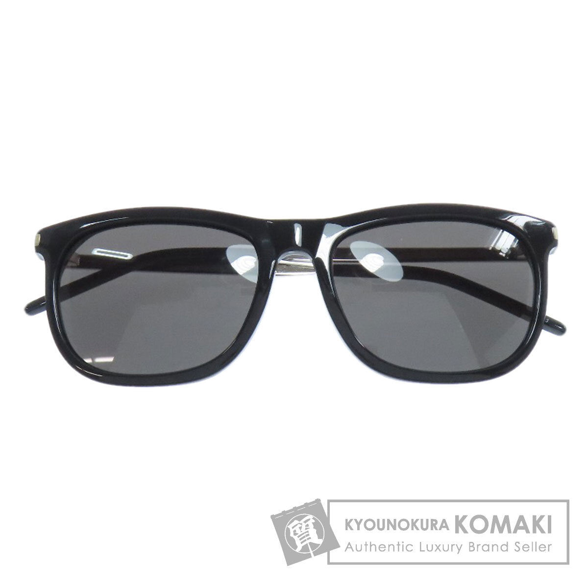 SAINT LAURENT サンローラン ロゴ サングラス プラスティック レディース 中古