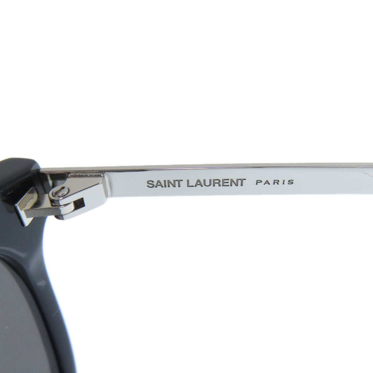 SAINT LAURENT サンローラン ロゴ サングラス プラスティック レディース 中古