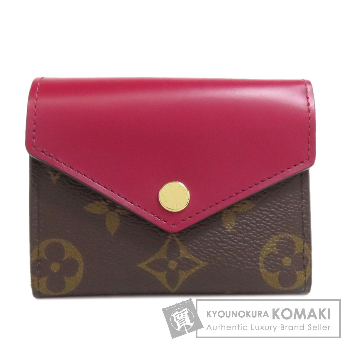 LOUIS VUITTON ルイヴィトン M62932 ポルトフォイユ・ゾエ 二つ折り財布（小銭入れあり） モノグラムキャンバス レディース 中古