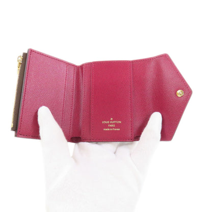 LOUIS VUITTON ルイヴィトン M62932 ポルトフォイユ・ゾエ 二つ折り財布（小銭入れあり） モノグラムキャンバス レディース 中古