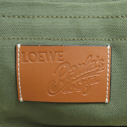 LOEWE ロエベ パウラズイビザ トートバッグ キャンバス レディース 中古