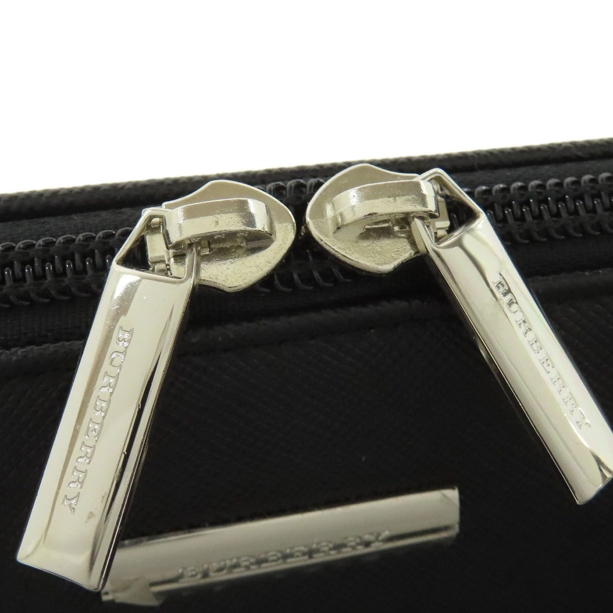 BURBERRY バーバリー ロゴ ハンドバッグ レザー レディース 中古