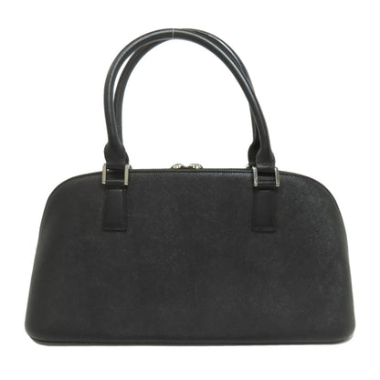 BURBERRY バーバリー ロゴ ハンドバッグ レザー レディース 中古