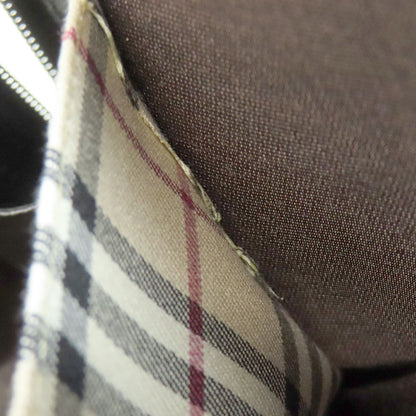 BURBERRY バーバリー ロゴ ハンドバッグ レザー レディース 中古