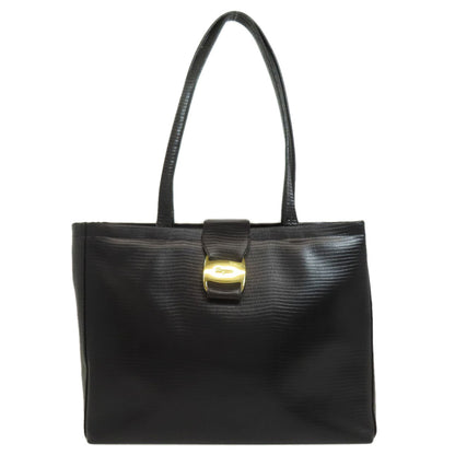 Salvatore Ferragamo サルヴァトーレフェラガモ ロゴ トートバッグ レザー レディース 中古