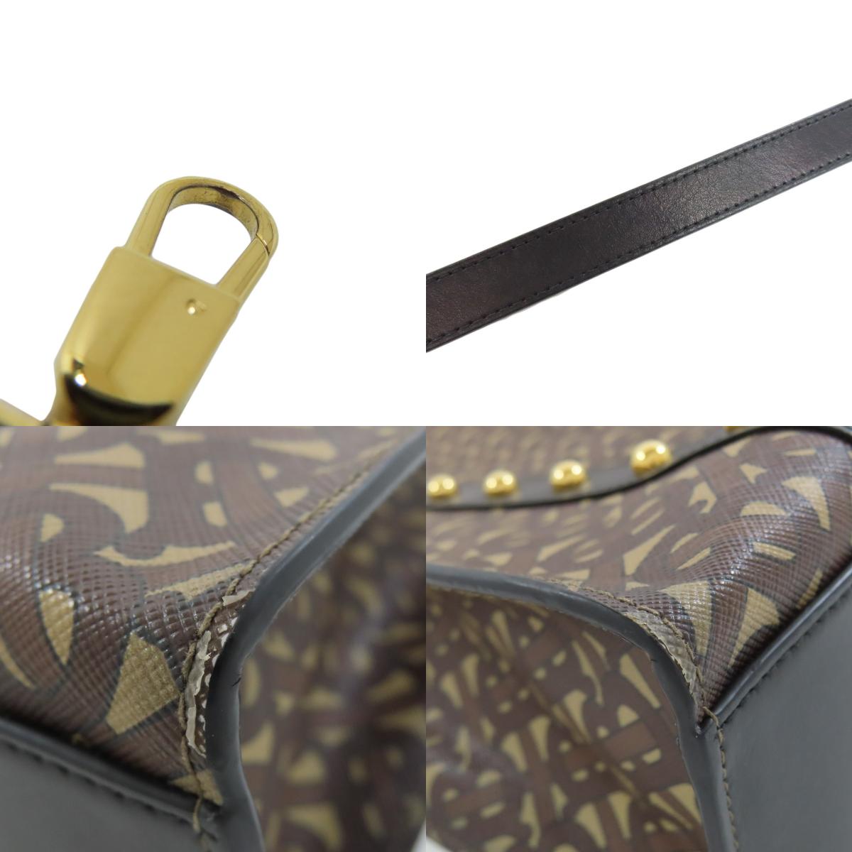 BURBERRY バーバリー TBロゴ 2WAY トートバッグ PVC レディース 中古