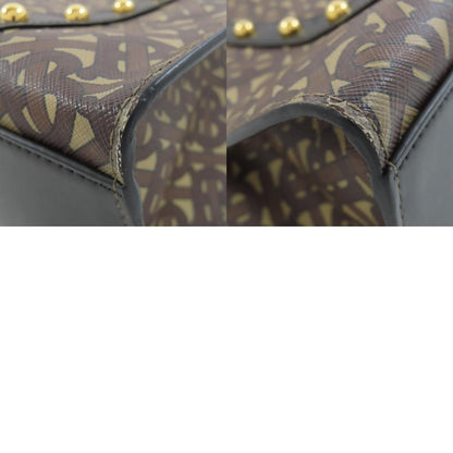 BURBERRY バーバリー TBロゴ 2WAY トートバッグ PVC レディース 中古