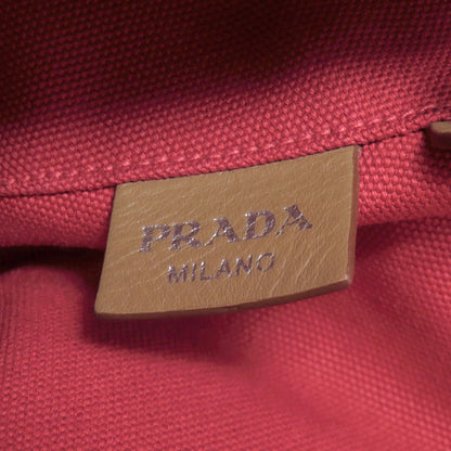PRADA プラダ カナパ バケツ 2WAY トートバッグ キャンバス レディース 中古