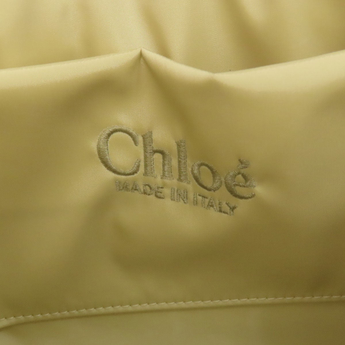 CHLOE クロエ ウッディ 2WAY ハンドバッグ ナイロン レディース 中古