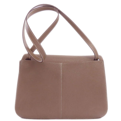 HERMES エルメス アルザン31 エトープ シルバー金具 ショルダーバッグ トリヨン レディース 中古