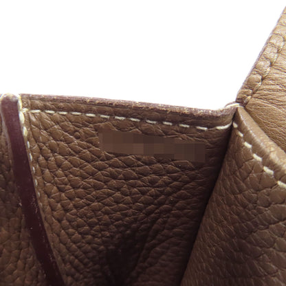 HERMES エルメス アルザン31 エトープ シルバー金具 ショルダーバッグ トリヨン レディース 中古