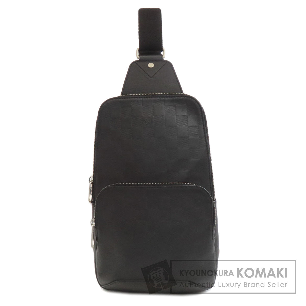 LOUIS VUITTON ルイヴィトン N41720 アヴェニュー・スリング ボディバッグ ダミエアンフィニ メンズ 中古