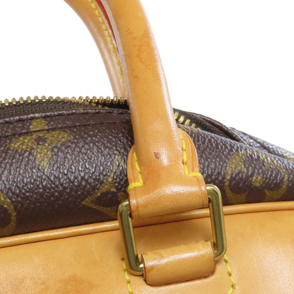LOUIS VUITTON ルイヴィトン M47270 ドーヴィル ボストンバッグ モノグラムキャンバス レディース 中古