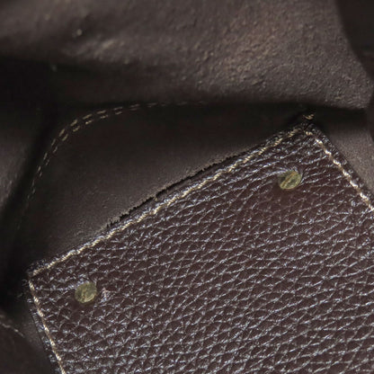 TODS トッズ ロゴ ハンドバッグ レザー レディース 中古
