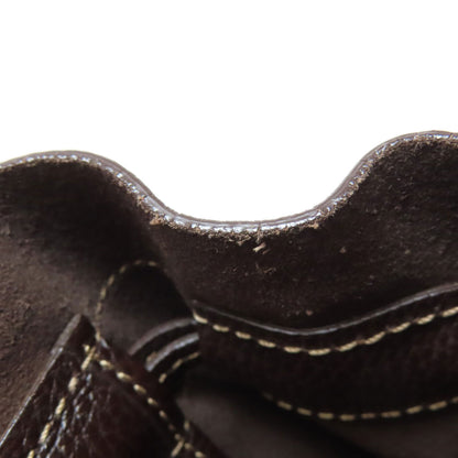 TODS トッズ ロゴ ハンドバッグ レザー レディース 中古