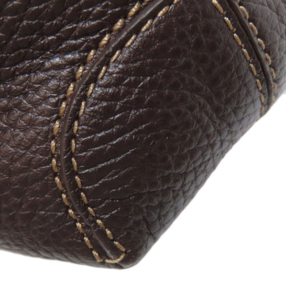 TODS トッズ ロゴ ハンドバッグ レザー レディース 中古