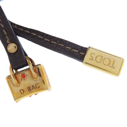 TODS トッズ ロゴ ハンドバッグ レザー レディース 中古