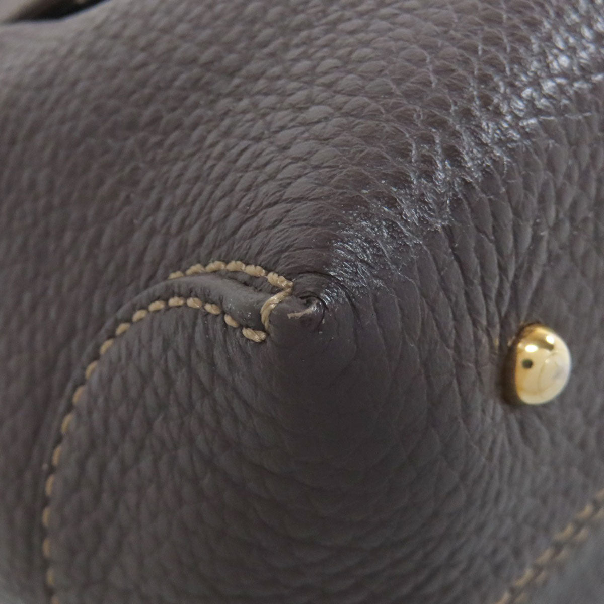 TODS トッズ ロゴ ハンドバッグ レザー レディース 中古