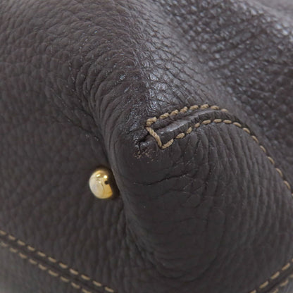 TODS トッズ ロゴ ハンドバッグ レザー レディース 中古