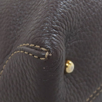 TODS トッズ ロゴ ハンドバッグ レザー レディース 中古