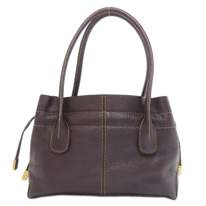 TODS トッズ ロゴ ハンドバッグ レザー レディース 中古