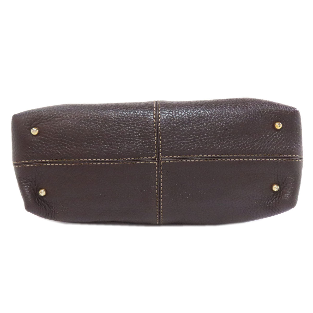 TODS トッズ ロゴ ハンドバッグ レザー レディース 中古