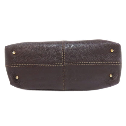 TODS トッズ ロゴ ハンドバッグ レザー レディース 中古