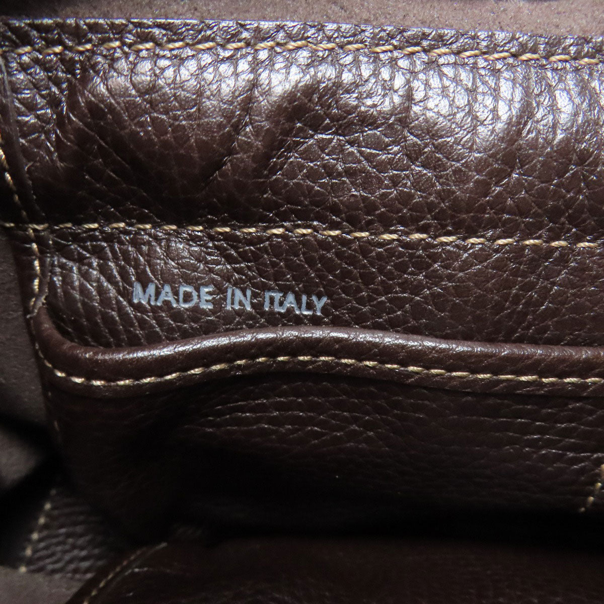 TODS トッズ ロゴ ハンドバッグ レザー レディース 中古