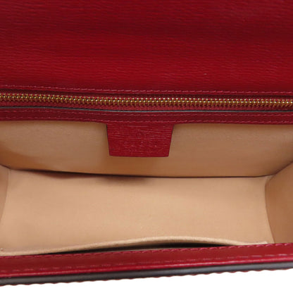 GUCCI グッチ 524405 シルヴィ GG ショルダーバッグ レザー レディース 中古