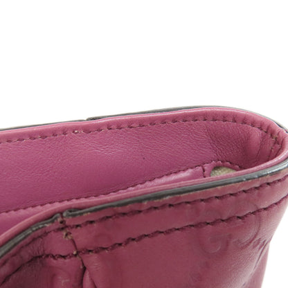 GUCCI グッチ 353119 GGシグネチャー シマ ハンドバッグ レザー レディース 中古