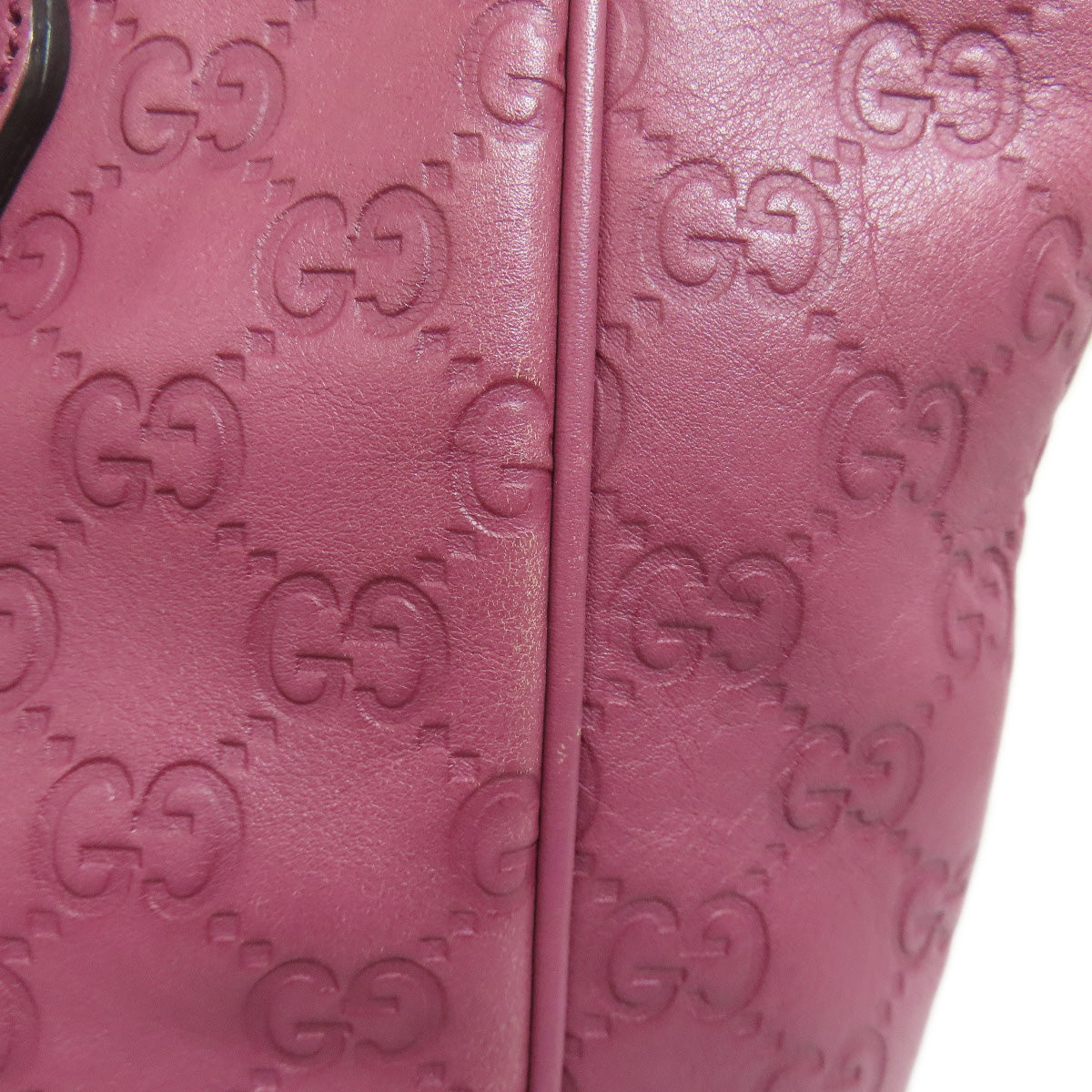 GUCCI グッチ 353119 GGシグネチャー シマ ハンドバッグ レザー レディース 中古