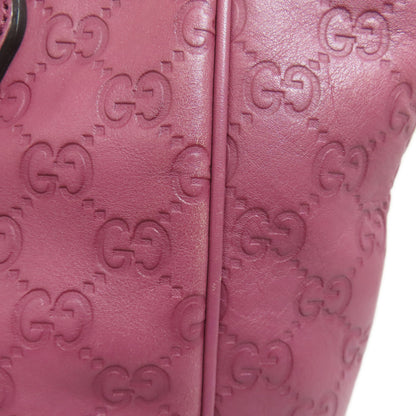 GUCCI グッチ 353119 GGシグネチャー シマ ハンドバッグ レザー レディース 中古