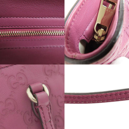 GUCCI グッチ 353119 GGシグネチャー シマ ハンドバッグ レザー レディース 中古