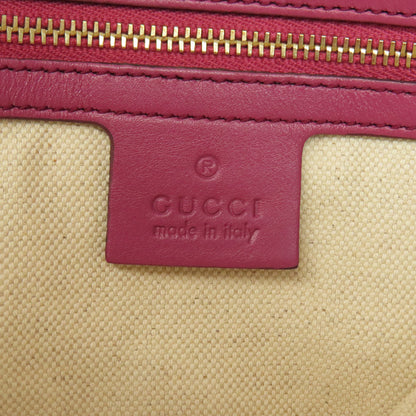 GUCCI グッチ 353119 GGシグネチャー シマ ハンドバッグ レザー レディース 中古