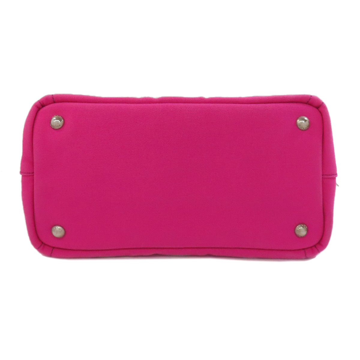 PRADA プラダ 1BG439 カナパミニ パンチング 2WAY ハンドバッグ キャンバス レディース 中古
