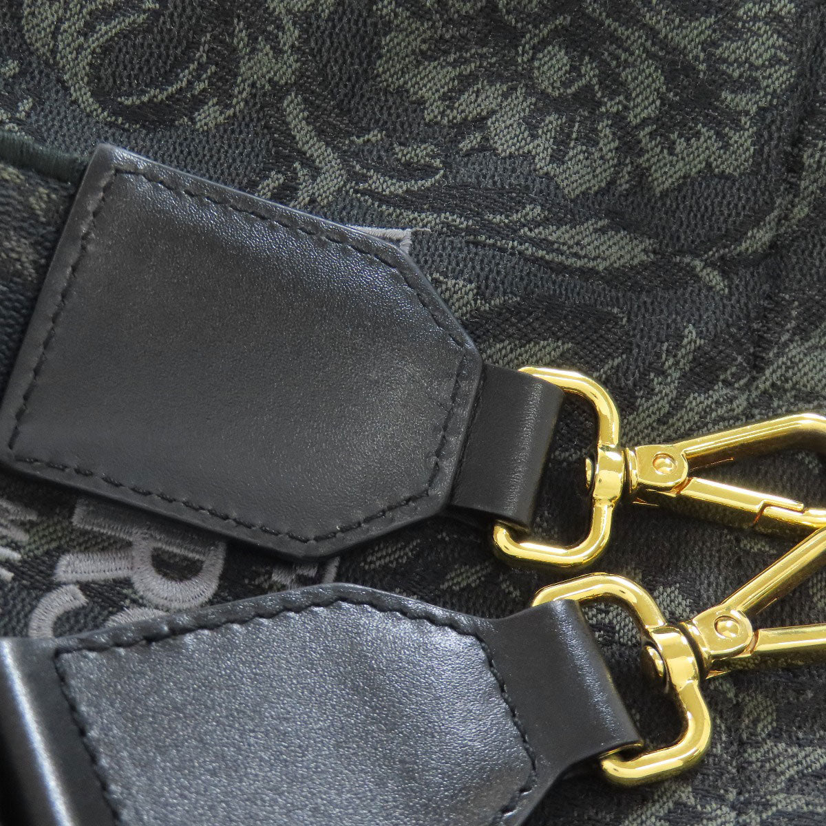 VERSACE ヴェルサーチ 2WAY ハンドバッグ キャンバス レディース 中古