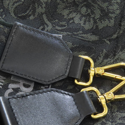 VERSACE ヴェルサーチ 2WAY ハンドバッグ キャンバス レディース 中古