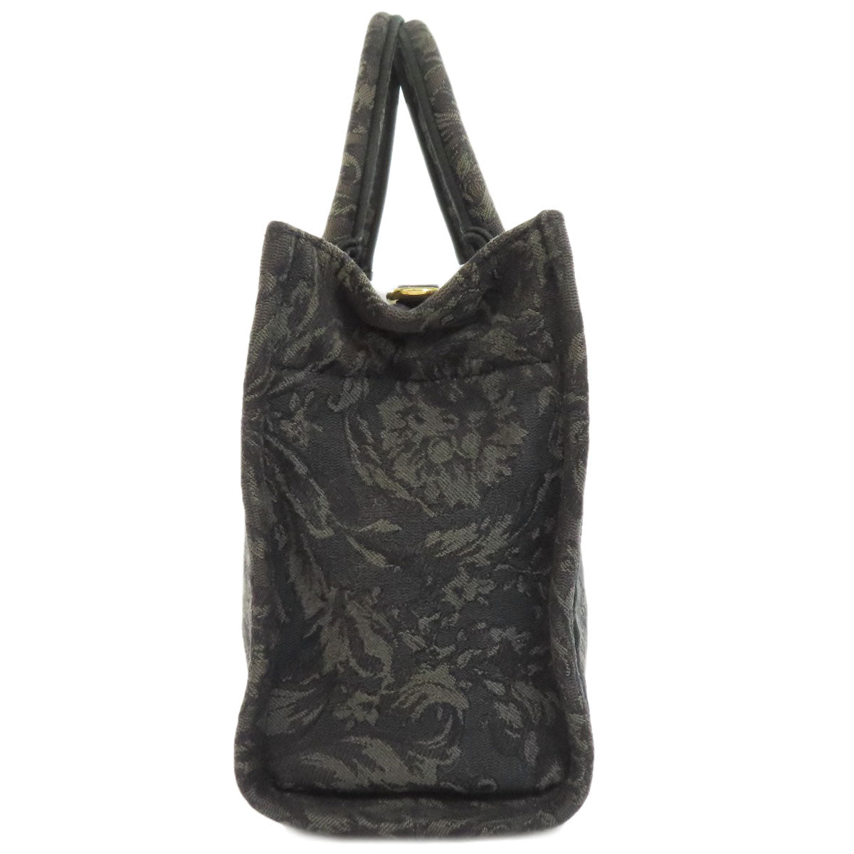 VERSACE ヴェルサーチ 2WAY ハンドバッグ キャンバス レディース 中古