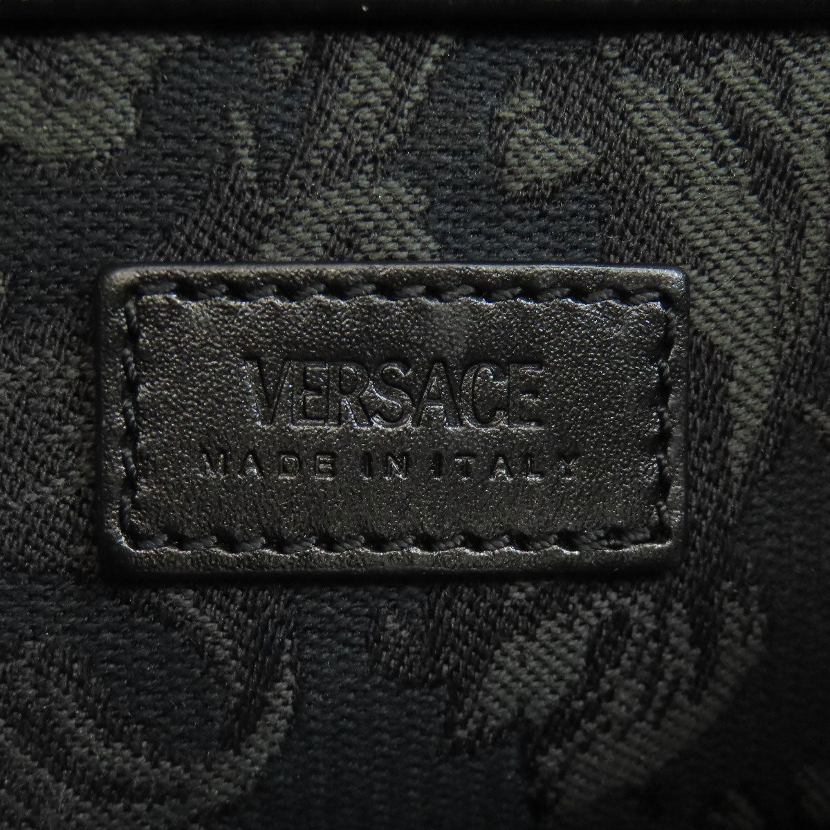 VERSACE ヴェルサーチ 2WAY ハンドバッグ キャンバス レディース 中古