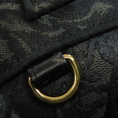 VERSACE ヴェルサーチ 2WAY ハンドバッグ キャンバス レディース 中古