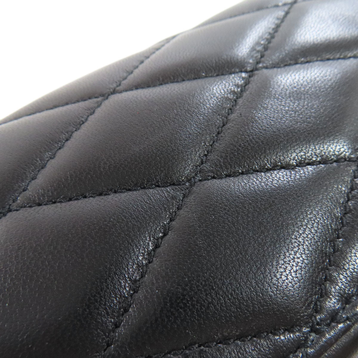 SAINT LAURENT サンローラン ロゴ ショルダーバッグ カーフ レディース 中古